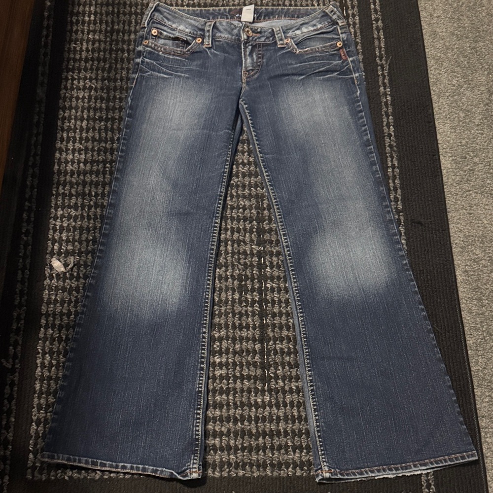 Silver Jeans Women's Flare Blue Denim